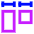 Equal Width Icon from Sharp Neon Set