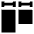 Equal Width Icon from Sharp Solid Set