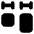 Equal Width Icon from Core Solid Set