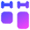 Equal Width Icon from Core Gradient Set