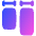 Equal Width Icon from Plump Gradient Set