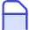 Eraser Tip Vertical Icon from Core Duo Set