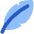 Feather Pen Icon from Plump Flat Set