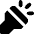 Flashlight Head Diagonal Icon from Core Solid Set