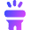 Flashlight Head Vertical Icon from Flex Gradient Set
