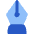 Fountain Pen Tip Vertical Icon from Core Flat Set