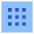 Grid Dots Icon from Sharp Flat Set