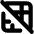 Grid Off Icon from Micro Solid Set