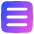 Grid Rules Icon from Plump Gradient Set