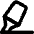 Highlighter Icon from Micro Line Set