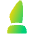 Knife Tip Vertical Icon from Plump Gradient Set