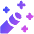 Magic Wand Tip Diagonal Icon from Plump Gradient Set