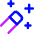 Magic Wand Tip Diagonal Icon from Core Neon Set