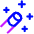 Magic Wand Tip Diagonal Icon from Plump Neon Set