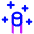 Magic Wand Tip Vertical Icon from Plump Neon Set