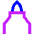 Marker Tip Vertical Icon from Sharp Neon Set