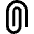 Paperclip 2 Icon from Sharp Line Set