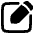 Pencil Square Icon from Plump Remix Set