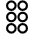 Reorder Dots Vertical Icon from Plump Line Set