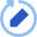 Rewrite Rephrase Pen Arrow Icon from Sharp Flat Set