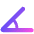 Rotate Angle 45 Icon from Plump Gradient Set