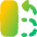 Rotate Content Left Icon from Flex Gradient Set