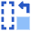 Rotate Content Left Icon from Sharp Flat Set