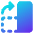 Rotate Content Right Icon from Core Gradient Set