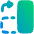 Rotate Content Right Icon from Plump Gradient Set