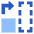 Rotate Content Right Icon from Sharp Flat Set