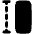 Row Height Icon from Plump Solid Set