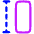 Row Height Icon from Plump Neon Set