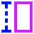 Row Height Icon from Sharp Neon Set