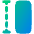 Row Height Icon from Plump Gradient Set