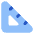Ruler Angle Square Foot Icon from Core Flat Set