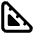 Ruler Angle Square Foot Icon from Core Remix Set