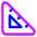 Ruler Angle Square Foot Icon from Core Neon Set