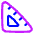 Ruler Angle Square Foot Icon from Plump Neon Set