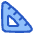 Ruler Angle Square Foot Icon from Plump Duo Set