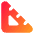 Ruler Angle Square Foot Icon from Core Gradient Set