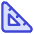 Ruler Angle Square Foot Icon from Core Duo Set