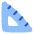 Ruler Angle Square Foot Icon from Plump Flat Set