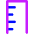 Ruler Tip Vertical Icon from Core Neon Set