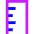Ruler Tip Vertical Icon from Sharp Neon Set