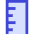 Ruler Tip Vertical Icon from Sharp Duo Set