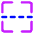 Scan Dashed Line Icon from Core Neon Set