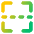 Scan Dashed Line Icon from Core Gradient Set