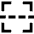 Scan Dashed Line Icon from Sharp Solid Set