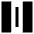Spacing Horizontal Icon from Sharp Solid Set