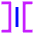 Spacing Horizontal Icon from Sharp Neon Set
